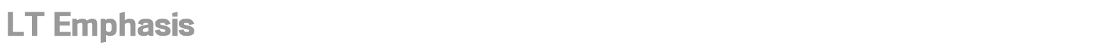 LT Emphasis font preview